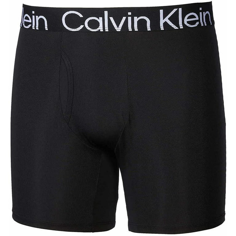 Calvin Klein Mens 3 Pack Micro Rib Boxer Brief (Black/Dark Grey
