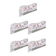 thumbnail image 3 of Wweixi Stylish PVC Waterproof Waist Line For Wall Sturdy And Easy To Clean Wood Marbling SelfAdhesive Skirting Line Safe white vine flower 5Set, 3 of 6