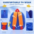 thumbnail image 3 of Lomyolo Kids Backpack for Boys Girls 2-6 Years | Cute Cartoon Car Shaped Backpack, Plush Soft Mini Travel Bag for Kids | Machine Washable - Submarine, 3 of 5