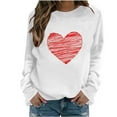 thumbnail image 3 of VgaVtl Valentine Shirts for Women Plus Size Heart Print Long Sleeve Tops Women Lovely Loose Casual Festivals Shirts, 3 of 4
