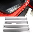 thumbnail image 3 of 4Pcs Inner Door Sill Trim Scuff Plate Sticker Protector Stainless Steel Cover Fit for  2008-2020, 3 of 8