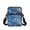 Blue Floral Dot Pattern, variant on Crossbody Shoulder Bag Watercolor Hummingbird Floral Pattern Lightweight Crossbody Bag for Travel, Stretch Polyester 2 Layer Crossbody Bags