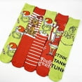thumbnail image 4 of Nueva tendencia, calcetín tejido con puntos de regalo y dulces de Navidad, Grinch-chi, moda, Festival verde, monstruo, regalo de Nochebuena, regalo cálido de invierno, 4 of 4