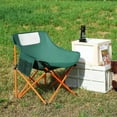 thumbnail image 3 of Chaise Pliante d'Extérieur Tabouret d'Extérieur Portable Chaise de Plage Résistante au Poids Camping, 3 of 7
