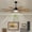Black + Iron, variant on 60 Inch Ceiling Fan with Lights and Remote Control, 8 Plywood Blades, 6-Speed Noiseless Reversible DC Motor, 3CCT, Windmill Ceiling fan for Kitchen Bedroom Living Room, Black
