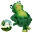 thumbnail image 2 of Lanytaeo Cute Frog Statue Frog Garden Decor Outdoor Frog Statue For Garden Resin Frog Statue Garden Figurine Outdoor Decor Frog Figurine, 2 of 8