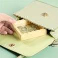 thumbnail image 4 of pitrice Transparent PE Film Jewelry Box Rings Necklace Storage Colorful Protect Stand Multifunctional Presentation Display Case S Yellow, 4 of 8