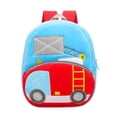 thumbnail image 2 of AMERTEER Kid‘s Engineering Vehicle Backpack Plush Kindergarten Schoolbag Zipper Closure, 2 of 2