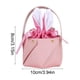 thumbnail image 3 of Bolso con orejas de conejo de Pascua | Minibolso de piel sintética con cierre de cinta | Decoración infantil para fiestas de Pascua y bolsa de regalo para huevos y golosinas | Amarillo, blanco,, 3 of 6