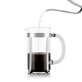thumbnail image 3 of Cafetera de prensa francesa Bodum Caffettiera de 34 oz con filtro de acero inoxidable reutilizable, jarra de plástico sin BPA, color blanco, 3 of 4