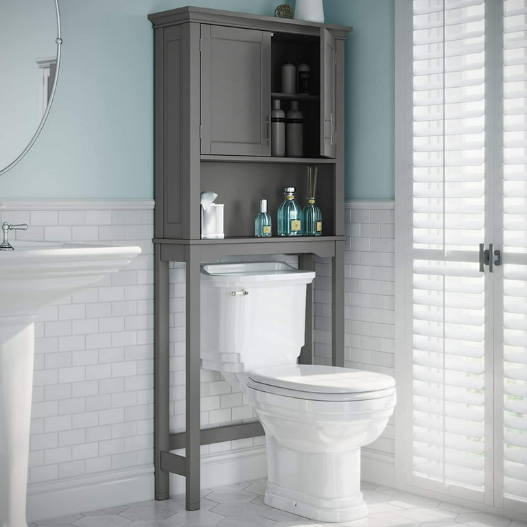 Ktaxon Over The Toilet Storage Bathroom Cabinet with Adjustable