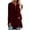 Red, variant on Women's Tops Casual Pleated Button Dwon Velvet Dressy Long Sleeve Christmas Plus Size Fall Outfit Blouse,Blue,L