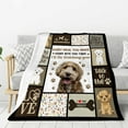thumbnail image 2 of Goldendoodle Gifts Dog Throw Blanket Soft Fleece Flannel Bedding Golden Doodle Gifts for Owner Women Girls Lovers Adults Boys Girls Stuff Plush for Couch Sofa Bed Room Decor 40"X50", 2 of 6