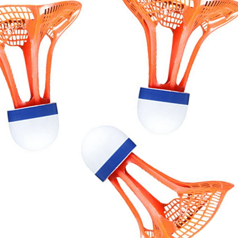 Hemobllo 6pièces Plastique Pour Badminton Légères Nylon Pour Entraînement Et Pour Et Blanc