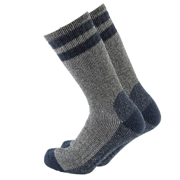 Calcetines de lana Cerebro Cerebro Merino para hombre, senderismo a media pantorrilla