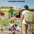 thumbnail image 4 of Travel Cooler Bag - Pioneer Flower Floral Print Pattern Camping Beer Cooler Backpack with Bottle Opener- Waterproof Insulated Picnic Backpacks - Cooler Bag for Beach, 4 of 6