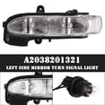 thumbnail image 1 of Left Side Mirror Turn Signal Light for Mercedes-Benz W211 S211 W463 A2038201321, 1 of 11