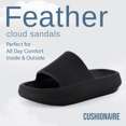 thumbnail image 3 of Cushionaire Women's Feather Recovery Slide Sandal with +Comfort, 3 of 15