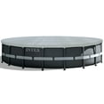 thumbnail image 7 of Intex UV Resistant Debris Cover for 18' Intex Ultra Frame Swimming Pools, Gray, 7 of 7