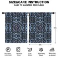thumbnail image 2 of Blackout Kids Curtains,Boho Bohemia Flower Childrens Insulated Curtains Set Of 2,Bedroom Essentials,Toddler Room Decor 42"x54"(106x137cm), 2 of 4