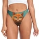 thumbnail image 1 of Balery Strong Kitten Lifting Weights Tangas de Algodón para Mujer con Estampado – Ropa Interior Sexy, Transpirable, G-string-4X-Large, 1 of 6