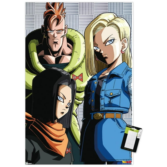 Dragon Ball Z: Cell Saga - Android Wall Poster, 22.375" x 34"