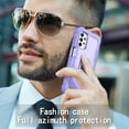 thumbnail image 6 of SaniMore for Samsung Galaxy A72 5G Case with Hidden Bracket Rugged Heavy Duty Protective [Hard PC Back + Silicone Bumper] Shokcproof Anti-drop Tri-layer Hybird Shell for Galaxy A72 5G, Purple, 6 of 6