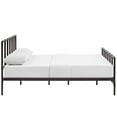 thumbnail image 4 of Modern Contemporary Urban Design Bedroom Queen Size Platform Bed Frame, Brown, Metal Steel, 4 of 5
