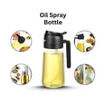 thumbnail image 3 of 2-in-1 Glass Oil Sprayer & Dispenser, 16oz, Black, 3 of 6