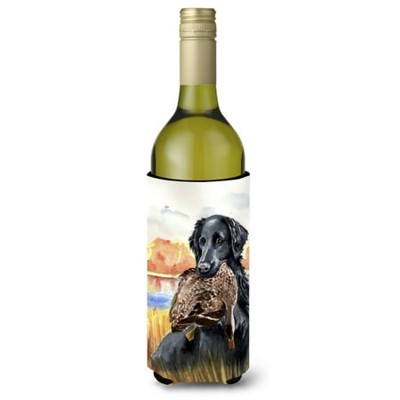 

Caroline s Treasures 7032LITERK Flat Coated Retriever Wine Bottle Hugger Wine Bottle multicolor