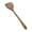 F, variant on OIUR Wood Rice Spoon Long Handle Flat Frying Turner Spatula Soup Ladle Cooking Utensil Round Edges Kitchen Tools