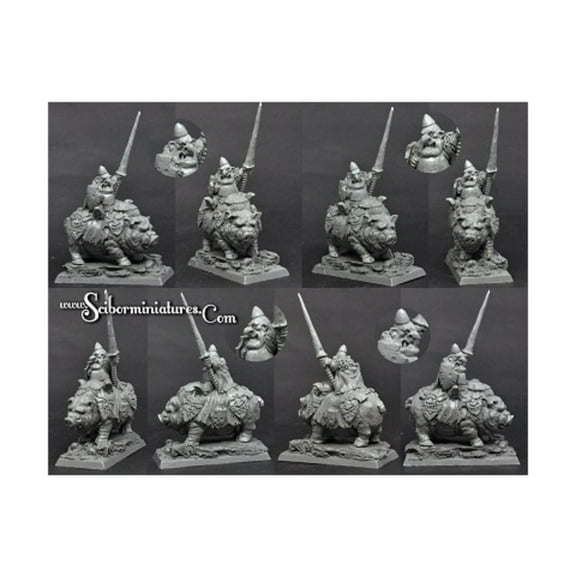 Scibor Monstrous Miniatures Goblin Knight on Pig New