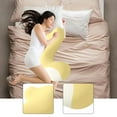 thumbnail image 6 of CarpNettore Long Body Pillow Multifunctional Memory Foam for Sofa Bedding Accessory Home Beige Yellow, 6 of 9