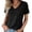 Black-#001, variant on T Shirts for Women V Neck Short Sleeve Loose Casual Undershirts Summer Trendy Basic Lightweight Solid Color Tops,Pink 2XL