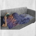 thumbnail image 6 of Winter Soft Flannel Fleece Blanket, Frozen River in a Wintry Landscape Finnish Lapland at Sunrise Arctic Nordic Country, Cozy Plush for Indoor and Outdoor Use, 70" x 90", Multicolor, by Ambesonne, 6 of 6