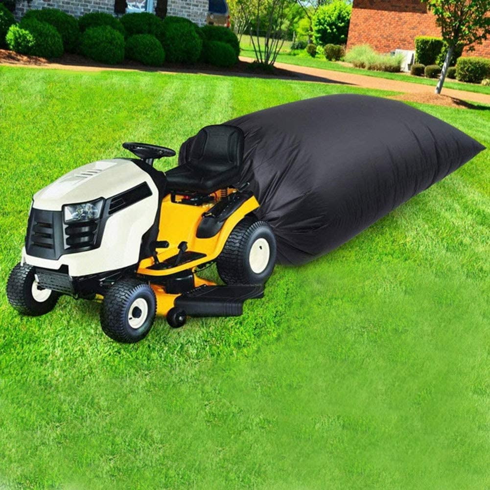 Lawn Tractor Leaf Bag Universal Fit Extra Large Reusable Leaves Waste Bag Easy Collect Leaf Cleaning Fits Most Garden Lawn Mower Heavy Duty Waterproof Double Layer Wear Resistant Material Walmart