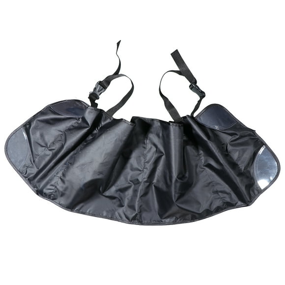 FRCOLOR Multi-Fonction VUS Auto Intérieur Banquette Arrière Coffre Cargo Filet Ordonné Organisateur Suspendu Amovible Rangement Grande Capacité Pliable Poches en Maille Organiseurs de Siège Arrière de Véhicule Sac (Noir)