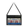 thumbnail image 2 of (3 pack) License Plate Holder W/ Hanging Strap 1/Pkg-Clear/Black, 2 of 7