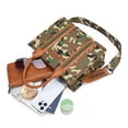 thumbnail image 5 of Wrangler Tote Bag for Women Western Camo Pattern Canvas Crossbody bag Handbag Vintage Design, Green, 5 of 6
