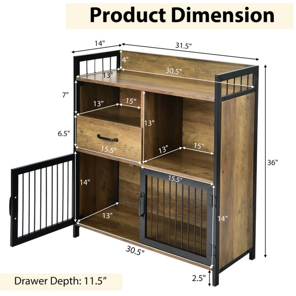 Finihen Kitchen Storage Cabinet, Buffet Sideboard, Buffet Cabinet with Drawer and Wood Storage Shelf for Kitchen, for Dining Room, Kitchen, Living Room, Rustic Brown Finihen Kitchen Storage Cabinet, Buffet Sideboard, Buffet Cabinet with Drawer and Wood Storage Shelf for Kitchen, for Dining Room, Kitchen, Living Room, Rustic Brown