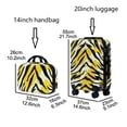 thumbnail image 1 of Maleta de equipaje ABS+PC con estampado de tigre con 360 ° Ruedas giratorias silenciosas, cremallera y cerradura de combinación, maleta de viaje liviana y duradera, 1 of 4