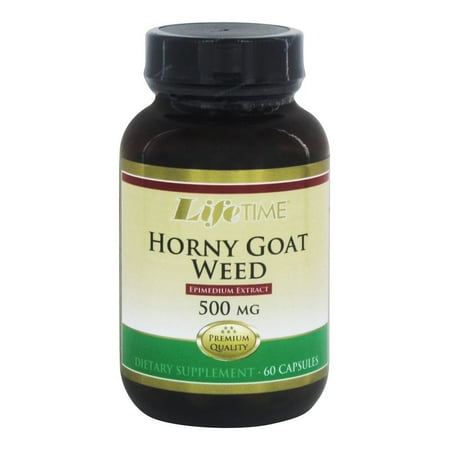 LifeTime Vitamins - Horny Goat Weed 500 mg. - 60 (Best Time To Take Horny Goat Weed)