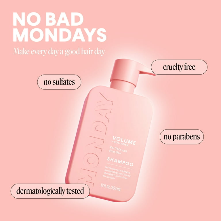 MONDAY Haircare VOLUME Shampoo with Hydrolyzed Collagen