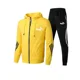 thumbnail image 3 of Chaqueta de ocio con cremallera para hombre, traje deportivo de alta calidad, pantalones deportivos al aire libre, tendencia de moda sencilla, primavera y otoño, nuevo, 3 of 5