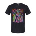 thumbnail image 3 of Colorful Beagle | Dogs Love You | Dean Russo Art Animal Lover Mens Premium Tri Blend T-Shirt, True Black, Small, 3 of 6
