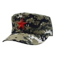 thumbnail image 4 of Gorra de camuflaje para niños y adultos, gorra de entrenamiento militar con estrella de cinco puntas y camuflaje, gorra de bebé de primavera y verano, gorra de béisbol plana para el sol, 4 of 6