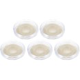 thumbnail image 1 of 5Pcs False Eyelashes Storage Boxes Round False Eyelashes Packing Box Transparent Plastic Eyelash Case Organizer Eye Lashes Travel Storage Carry Case for Girls and Women (Golden), 1 of 8