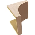 thumbnail image 6 of 11"W x 11"D x 11"H Wide Stockport Rough Cedar Woodgrain TimberThane Corbel, Primed Tan, 6 of 6