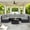 Brown Gradient Rattan,Light Gray Cushion, variant on Patio Outdoor Furniture Sets, 7 Pieces All-Weather Rattan Sectional Sofa with Tea Table & Cushions, PE Rattan Wicker Sofa Couch Conversation Set for Garden Backyard Poolside