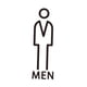 thumbnail image 2 of Símbolo Acrílico para Inodoro, Accesorios para Puerta de Baño, Señal de Pared para Baño, Señal de Identificación, Señalización para Tribunal, Lugar Pú Hombres Colco Símbolo de baño, 2 of 7